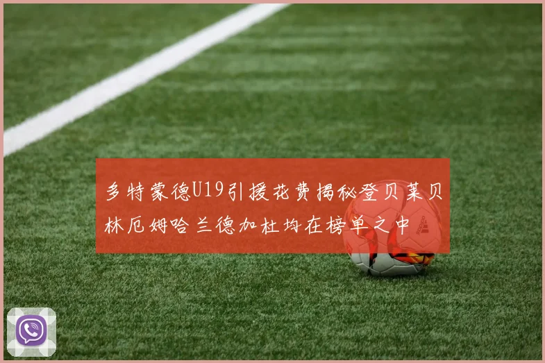 多特蒙德U19引援花费揭秘登贝莱贝林厄姆哈兰德加杜均在榜单之中